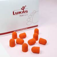 Колпачки абразивные оранжевые  LUKAS(Германия) - d 13мм.